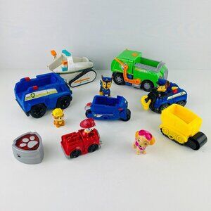 Paw Patrol Toys Pretend Play Girls Boys Vehicle & Character Figure Lot For Kids
